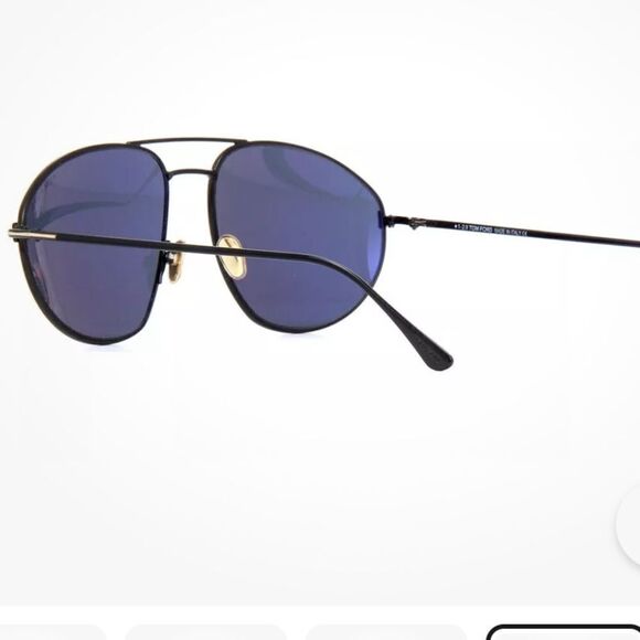 NWT Tom Ford  TF0796 COBRA Shiny Black/Grey Sunglasses main image 4